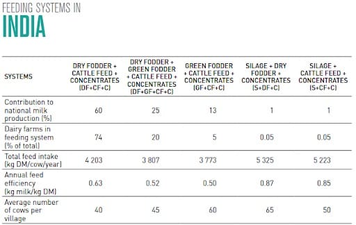 Dairy industry feeding systems India